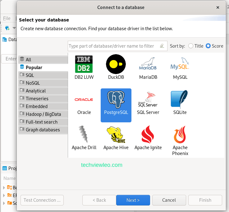 DBeaver PostgreSQL: Connect to a Database